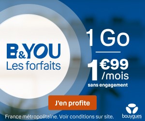 🔥 B&You, illimité/1Go à 2€/mois (sans limite)